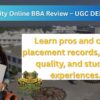 GLA University Online BBA Review – UGC DEB Approved?