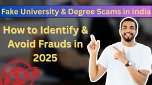 Fake University & Degree Scams in India – How to Identify & Avoid Frauds in 2025